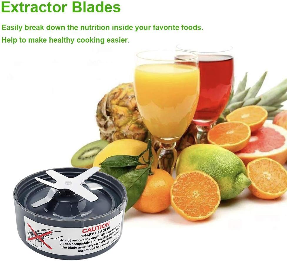 Replacement Extractor Blade, Grey, Fit for NutriBullet 600w / 900w Pro Extctor Blade