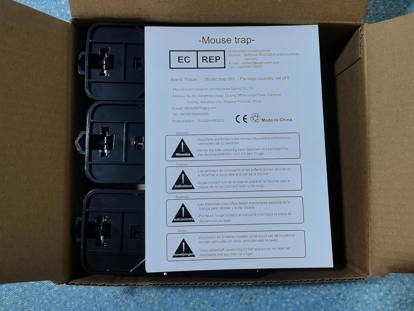 Mouse Traps Mice Traps, 6 Pack Mouse Traps For Indoors That Kill Instantly, Rodent Trap