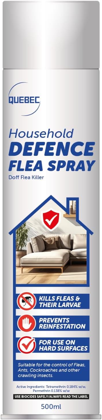 Quebec Household Flea Spray for the Home – Powerful Flea & Pest Control for Home