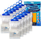 ANSIO Wardrobe Dehumidifier Hanging Bags Pack of 12 Moisture Absorbers, Trap, Condensation