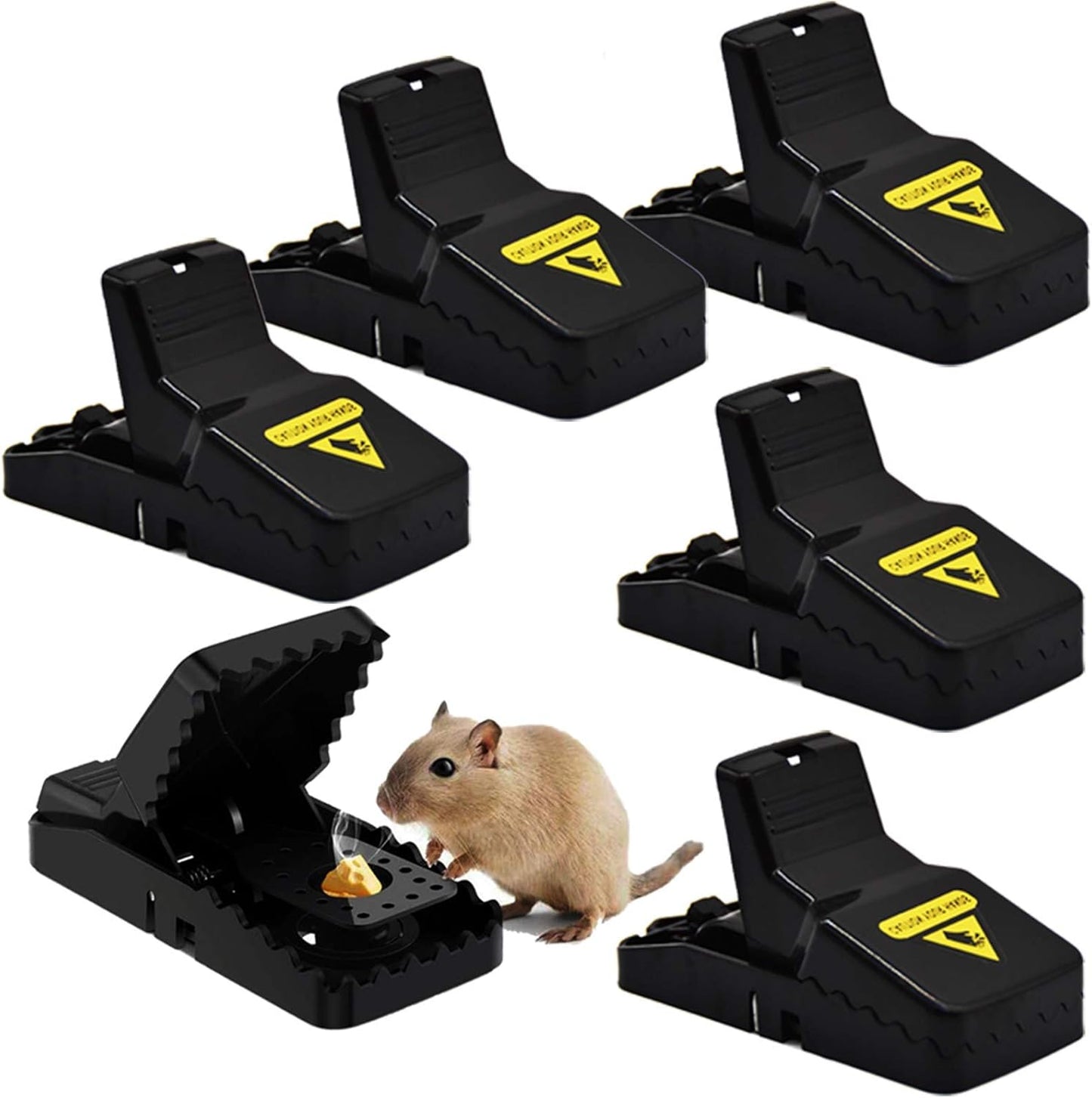 Mouse Traps Mice Traps, 6 Pack Mouse Traps For Indoors That Kill Instantly, Rodent Trap