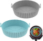 Air Fryer Silicone Pot, 2 Pack Reusable Airfryer Liners, Air Fryer Accessories