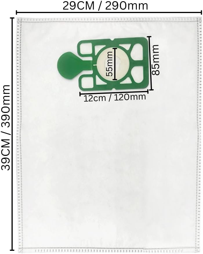 Compatible Vacuum Bags for Henry & Hetty – Replacement for NVM-1CH / 907075 | 10x HEPA-Flo Dust Bags for Numatic Hoover Models
