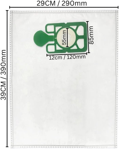 Compatible Vacuum Bags for Henry & Hetty – Replacement for NVM-1CH / 907075 | 10x HEPA-Flo Dust Bags for Numatic Hoover Models
