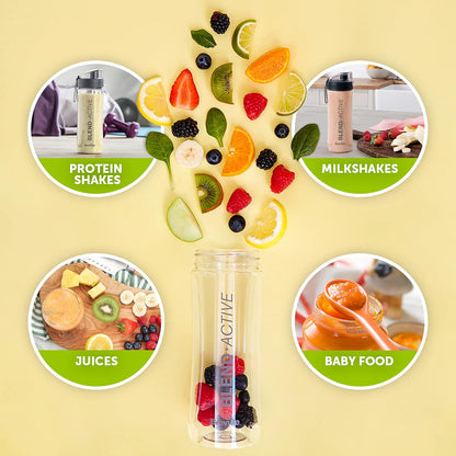 Breville Blend Active Personal Blender & Smoothie Maker | 350W | 2 Portable Blend Active Bottles