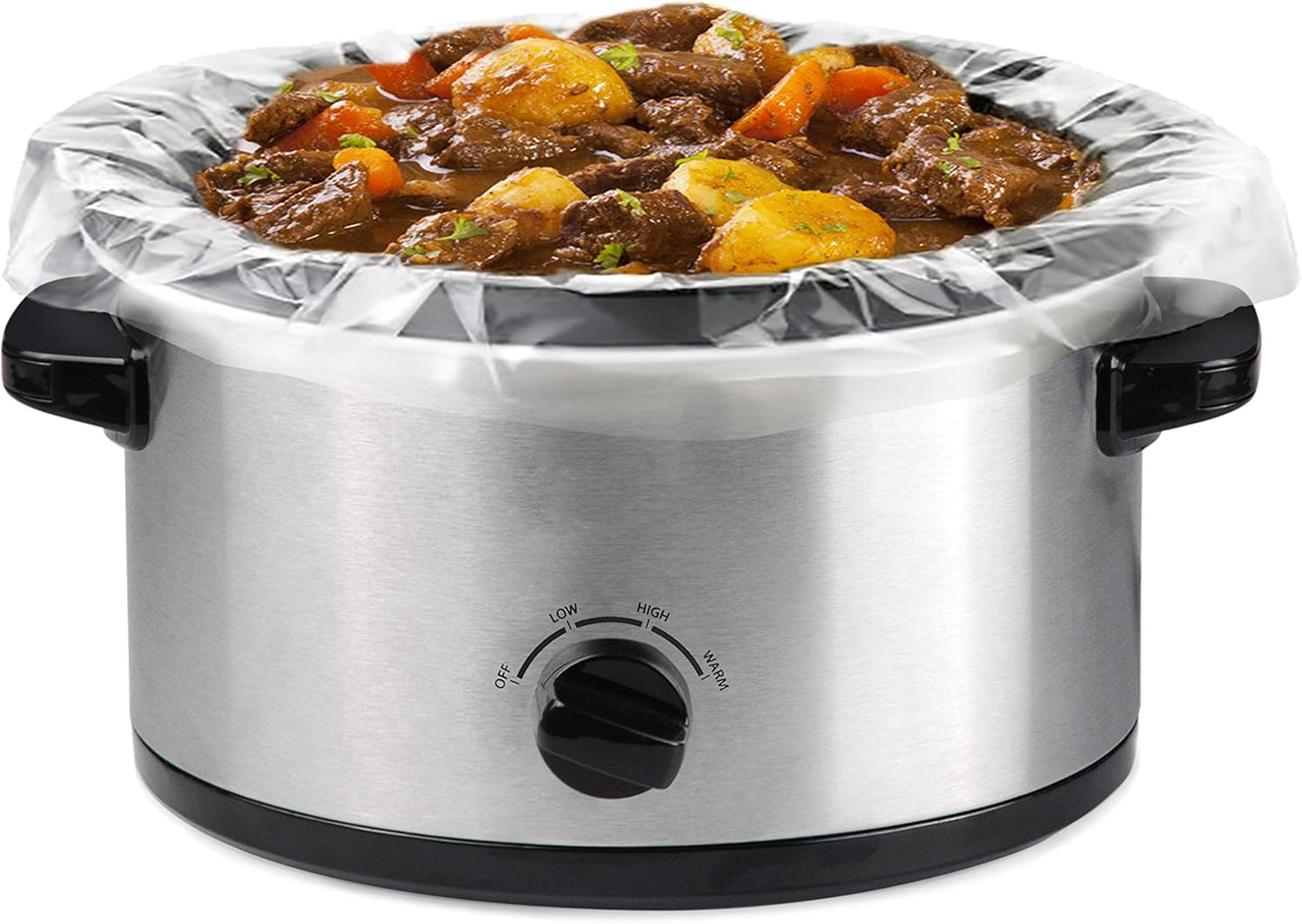 Toastabags Slow Cooker Plastic Liner (Pack of 25) Transparent, Packing May Vary