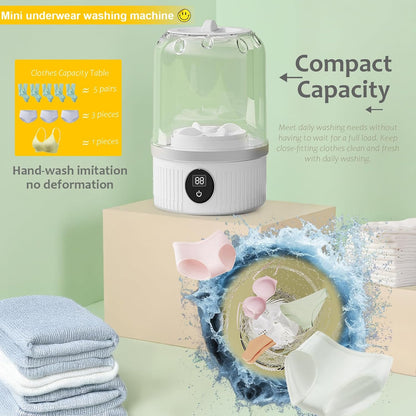 Portable Washing Machine, Underwear Washer 1.2 L capacity