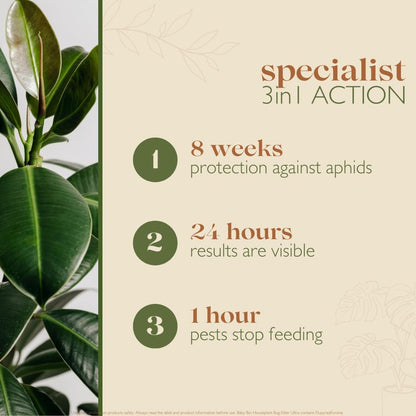 Baby Bio Houseplant Bug Killer Ultra - Fast-Acting Bug Killer Spray