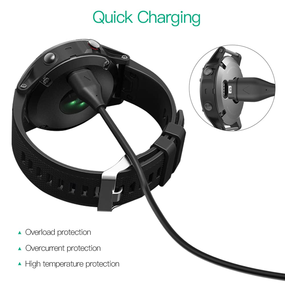 AWINNER Compatible for Garmin Watch Charger Cable