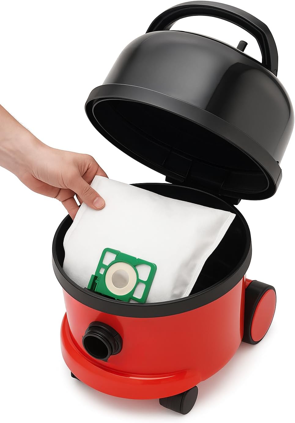 Compatible Vacuum Bags for Henry & Hetty – Replacement for NVM-1CH / 907075 | 10x HEPA-Flo Dust Bags for Numatic Hoover Models