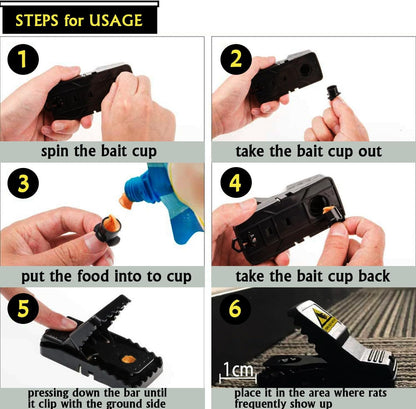 Mouse Traps Mice Traps, 6 Pack Mouse Traps For Indoors That Kill Instantly, Rodent Trap