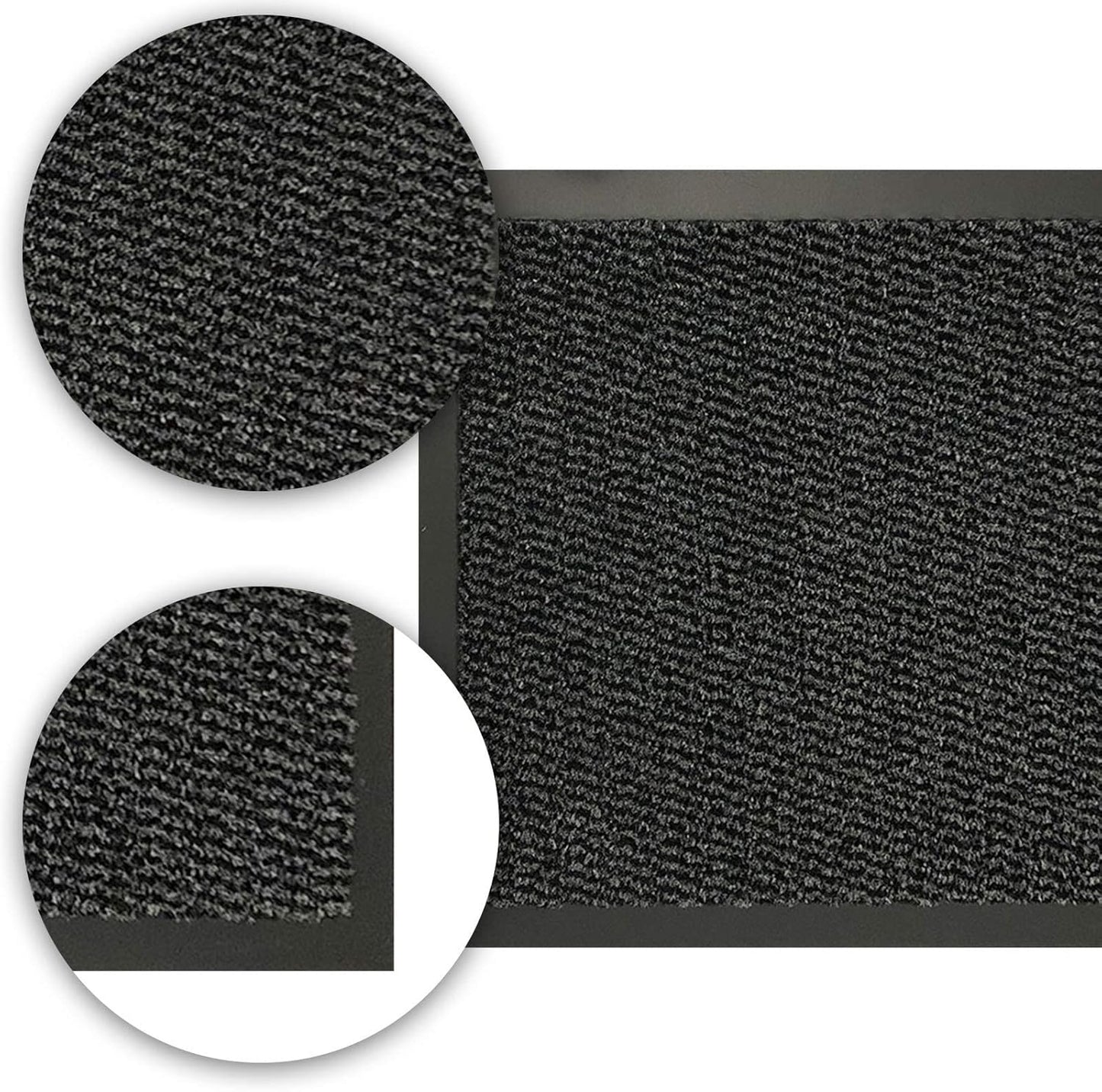 GULLAMBO Door Mats Indoor – Absorbent, Non-Slip Indoor Door Mat for Back & Front Door