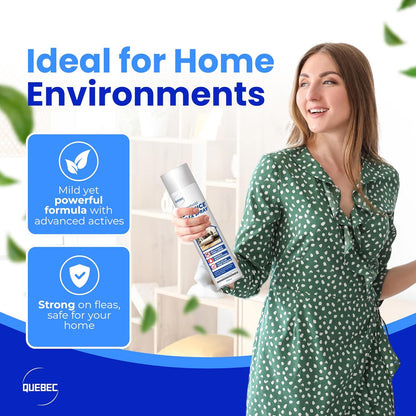Quebec Household Flea Spray for the Home – Powerful Flea & Pest Control for Home
