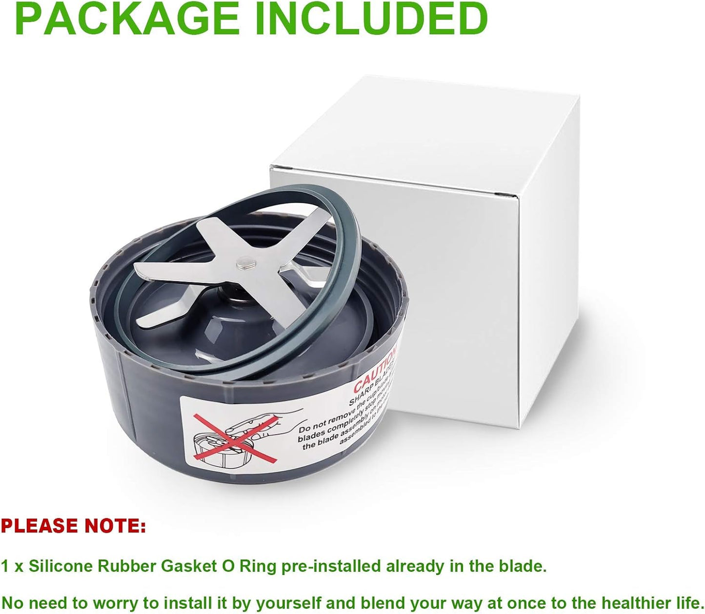 Replacement Extractor Blade, Grey, Fit for NutriBullet 600w / 900w Pro Extctor Blade