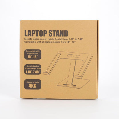 Babacom Laptop Stand, Ergonomic Foldable Computer Stand with Adjustable Height