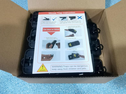 Mouse Traps Mice Traps, 6 Pack Mouse Traps For Indoors That Kill Instantly, Rodent Trap